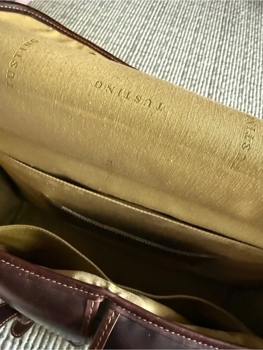 Tusting of England Leather Briefcase